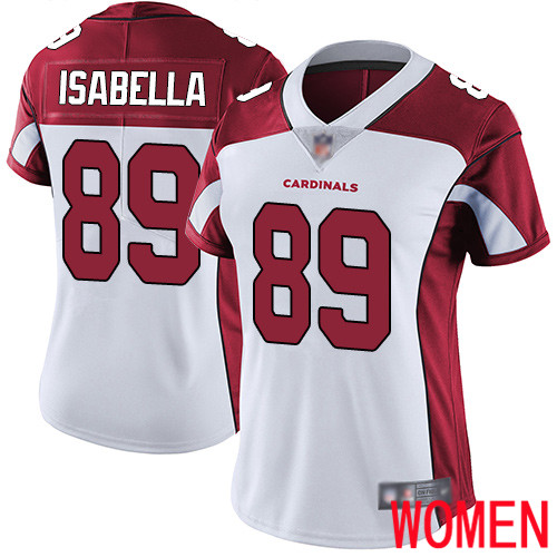 Arizona Cardinals Limited White Women Andy Isabella Road Jersey NFL Football #89 Vapor Untouchable->women nfl jersey->Women Jersey